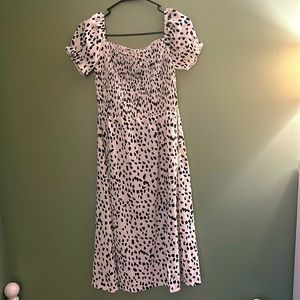 Black & White Midi Dress - Size L
